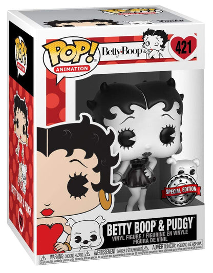 Funko Pop! BETTY BOOP & PUDGY 421 CHASE EE EXCLUSIVE