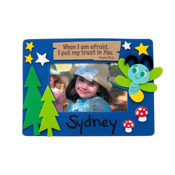 Fun Express Camp VBS Picture Frame Magnet Craft Kit - Sunday School Crafts for Kids Makes 12 | Foam Crafts for Preschool Christian Bible Activities |