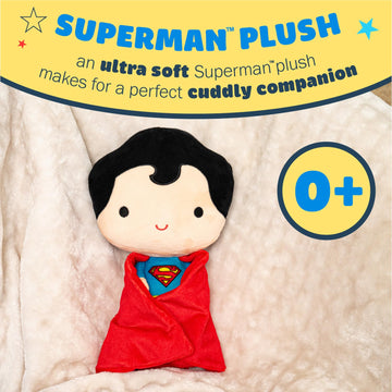Kids Preferred DC Comics Superman Soft Huggable Stuffed Animal Cute Plush Toy for Toddler Boys and Girls, Gift for Kids, Man of Steel 11.5 inches