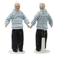 iland Dollhouse People for 1 12 Scale Accessories Miniature 6 inch Figures for Mini House Little People Figures Mini Dollhouse Family Set Porcelain