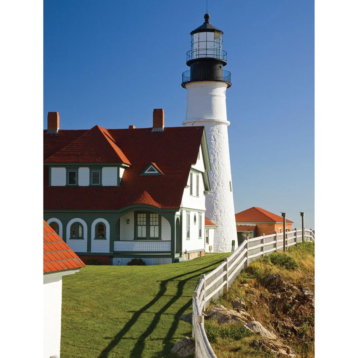 Bits and Pieces Jigsaw Puzzles for Adults 300 Pieces - Portland Head Light