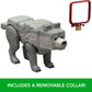 Mattel Minecraft Action Figure & Accessories Set, 3.25-inch Dennis The Wolf Posable Character Collectible Inspired by A Minecraft Movie