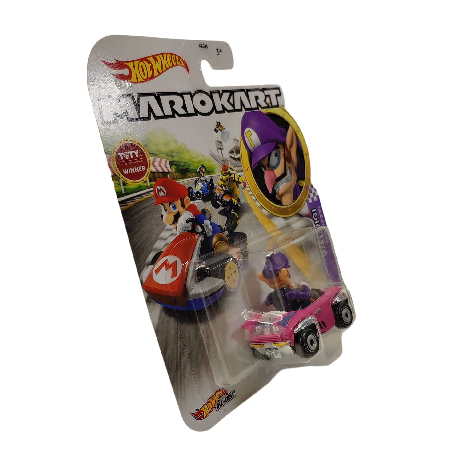 DieCast Hotwheels Mario Kart Waluigi Badwagon - Toty Winner 2021,Multicolor