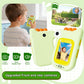 Dinosaur Video Walkie Talkies for Kids with 6 Voice Effects, Support Send Voice, Pictures, Emojis, and Selfies, Upgraded Front and Rear Cameras,Gifts
