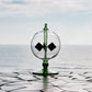 DORAMI Green Solar Power Radiometer Crookes Solar Energy Spinning Vanes Glass Windmill Gift Home Desk Decoration