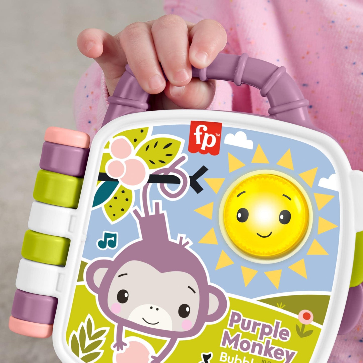 Fisher-Price JFN05 Interactive Book with Sound and Light Effects for Babies from 6 Months, French Version