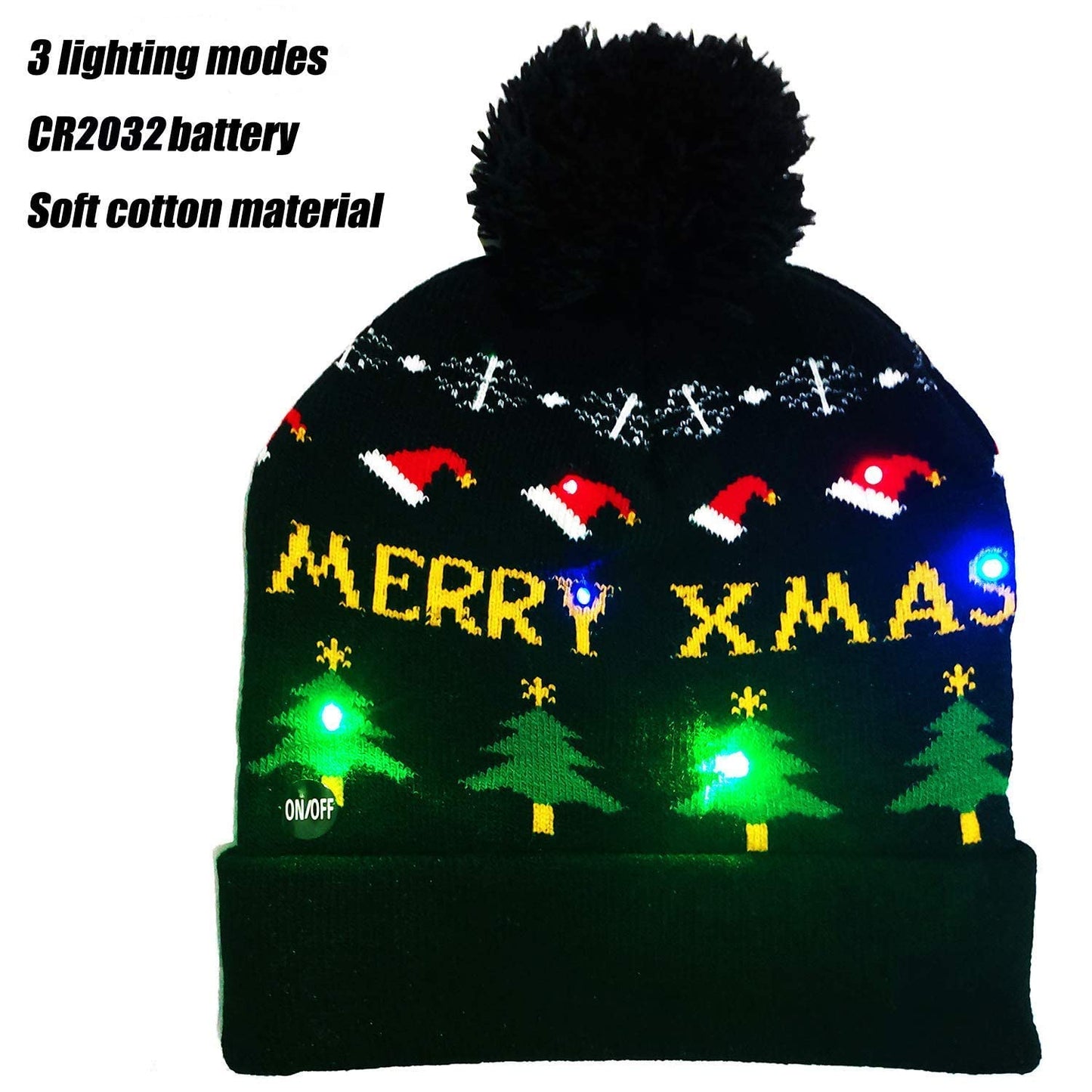 AZMONADIO Christmas Hat White Elephant Gifts Funny Gag Gifts for Men Women Adults Kids Christmas Stocking Stuffers Novelty Gifts