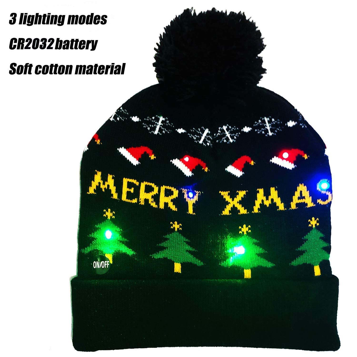 AZMONADIO Christmas Hat White Elephant Gifts Funny Gag Gifts for Men Women Adults Kids Christmas Stocking Stuffers Novelty Gifts