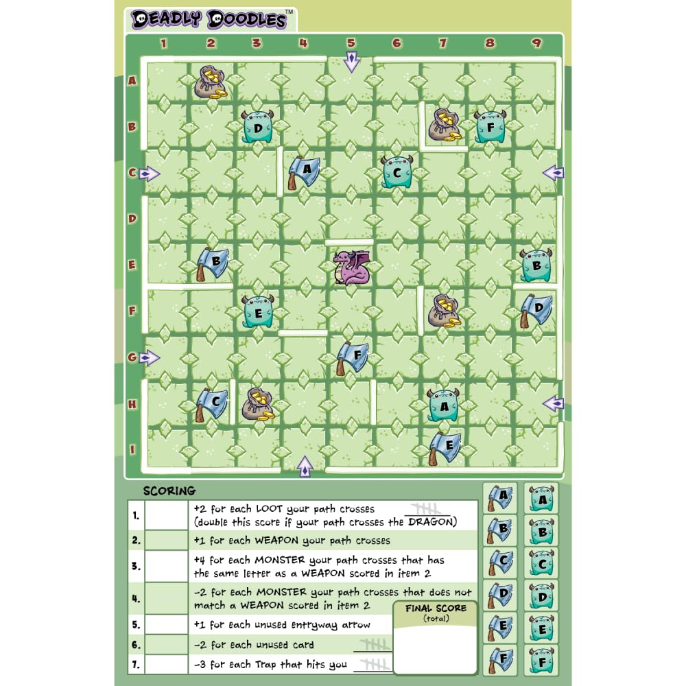 Steve Jackson Games, Deadly Doodles Second Edition, A Draw 'N' Draw Game