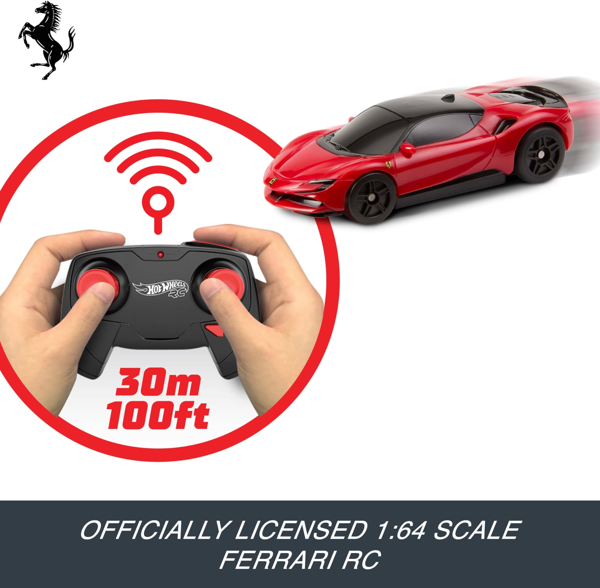 Hot Wheels RC Ferrari SF90 Stradale Assetto Fiorano, Toy Car