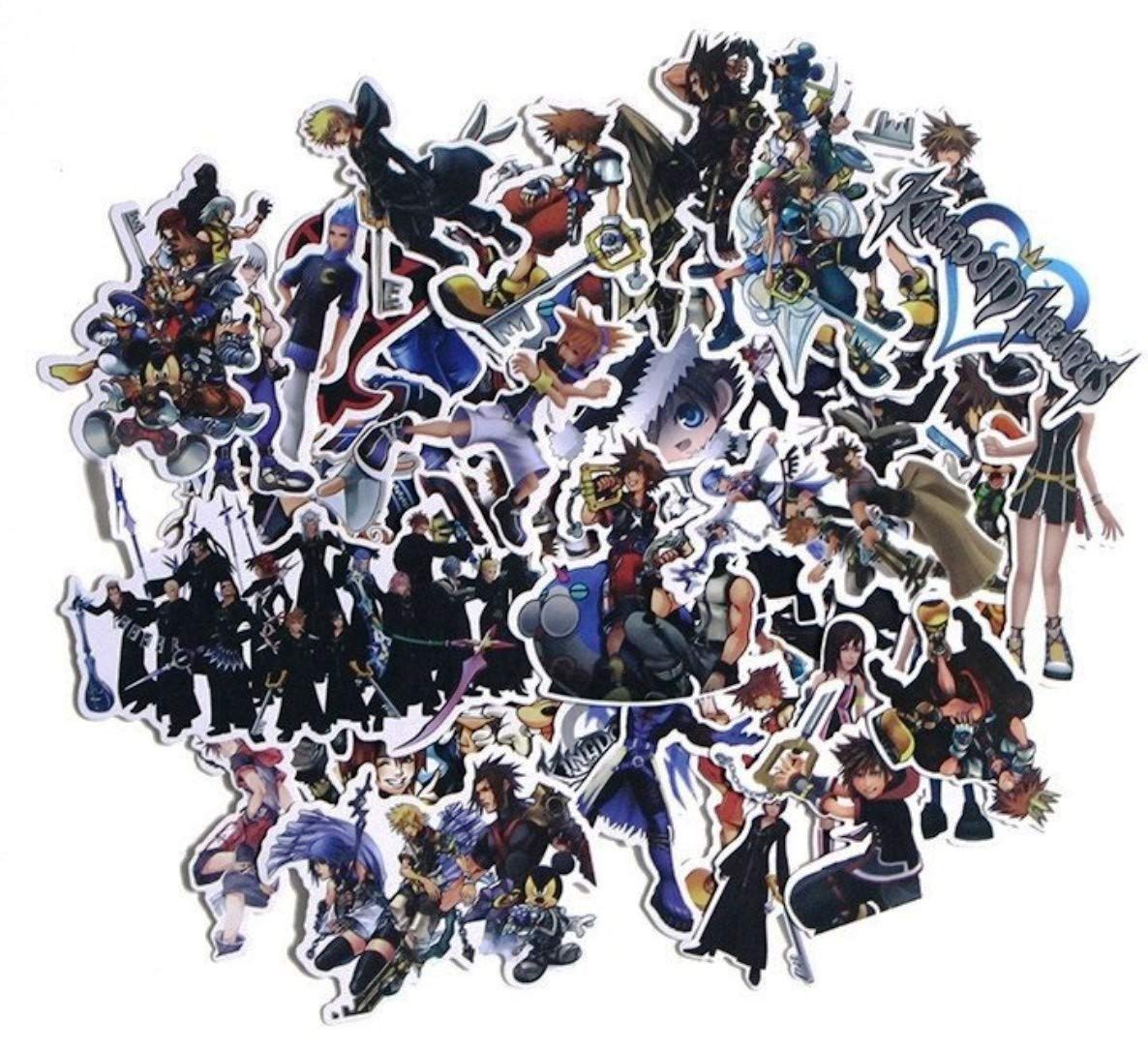 Kingdom Hearts Set of 50 Assorted Stickers Decal Set