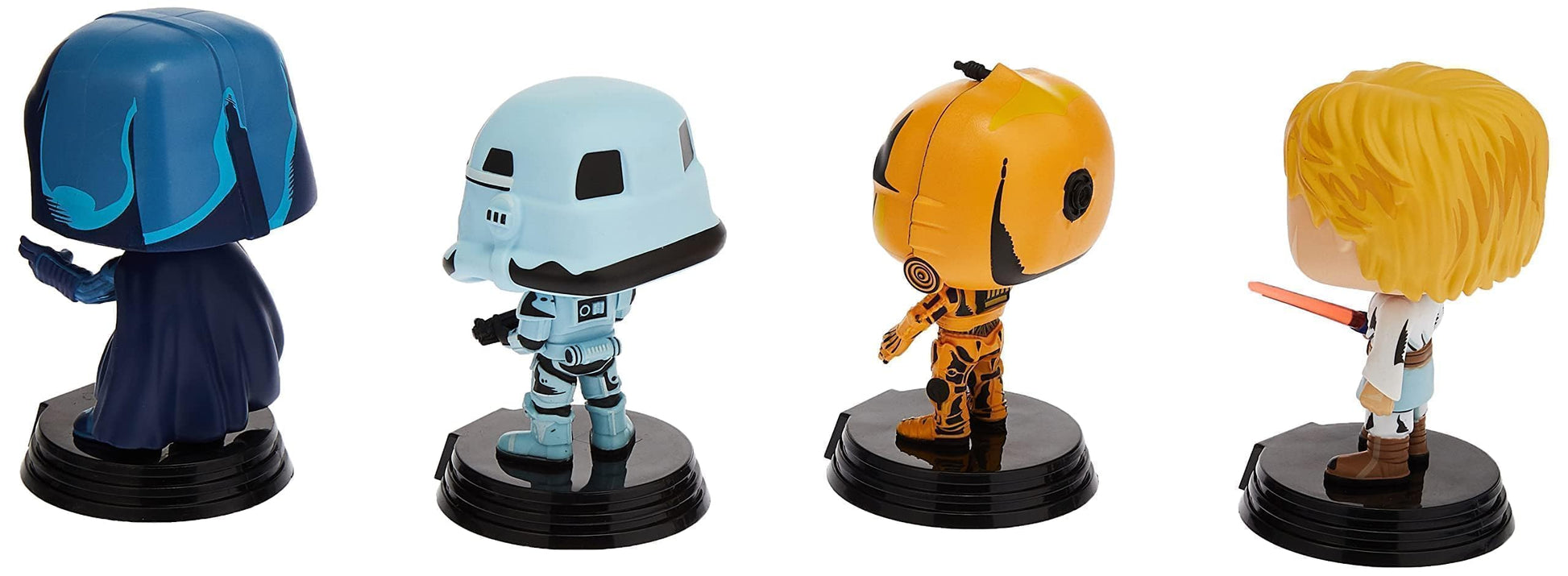 Star Wars Pack 4 Figurines POP! Movies Vinyl Retro Series 9 cm