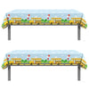 Oringaga 2PCS Welcome Back to School Party Supplies Plastic Table Cover - First Day of School/100 Days of School Party Decorations Favors Supplies