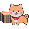 100Pcs Puppy Napkins,Cute Doggy Themed Party Tableware Kit,Dog Cocktail Napkins,For Baby Shower,Birthday,Weddings,Dog Birthday Party Decorations