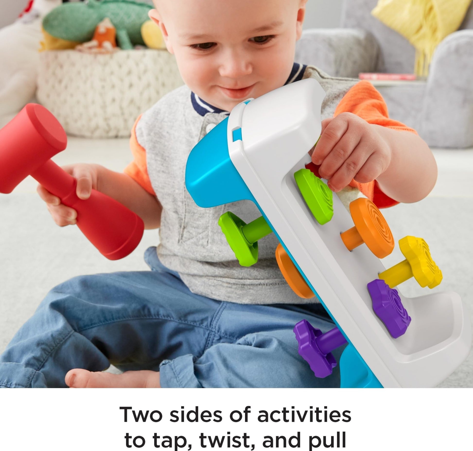 Fisher-Price Tap & Turn Bench Activity Toy