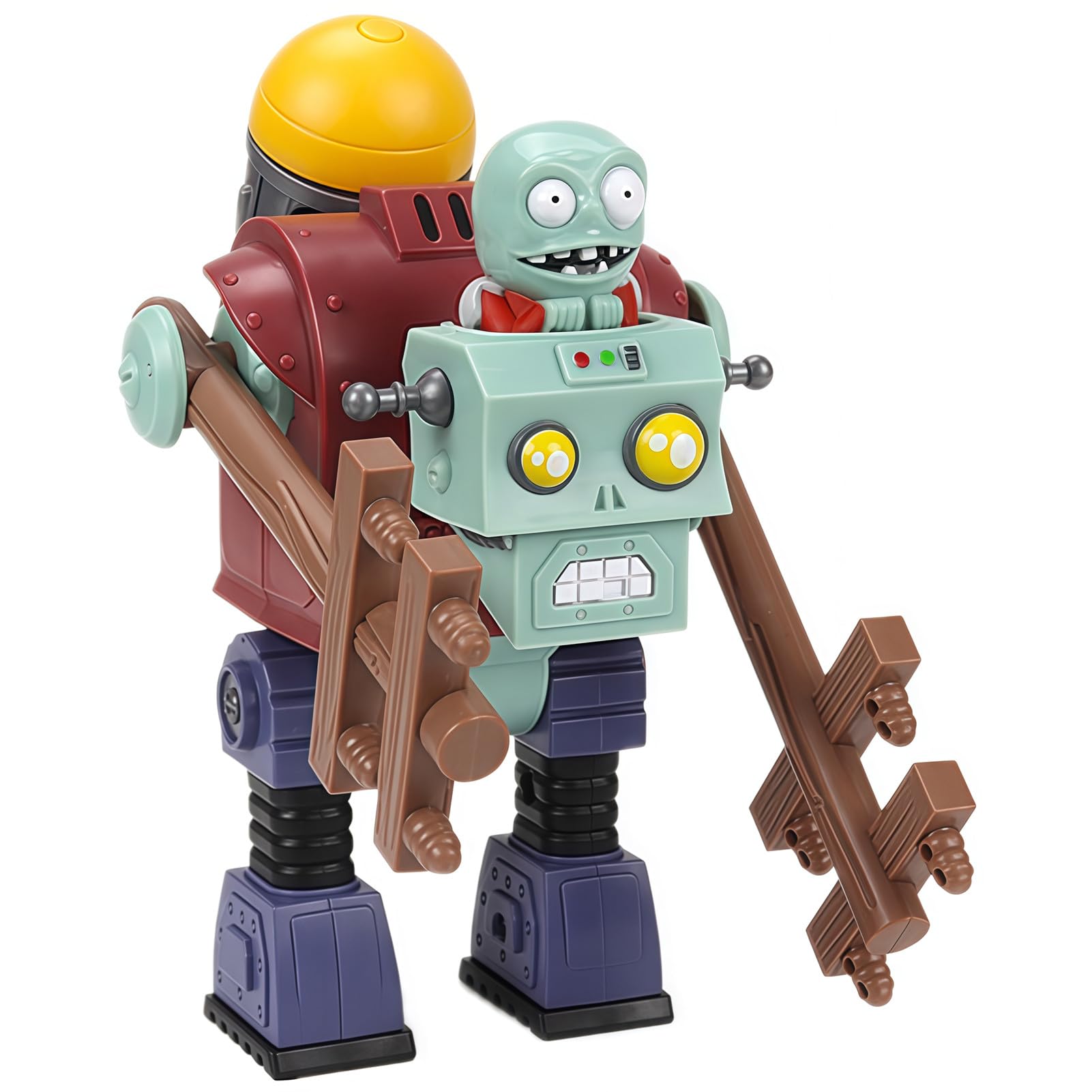 JHESAO Plants and Zombies Toys Action Figures Zombies PVZ Toys Set 1 2 Series Great Gifts for Kids and Fans,Birthday and Christmas Party Mecha Zombie