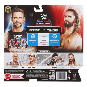 WWE CM Punk & Seth Rollins Main Event 2-Packs 23