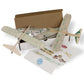 Guillow's 12" Balsa Glider Planes: Happy Birthday - 6 Pack Bundle - Flying Airplane Building Kit, Assemble & Decorate Wooden Gliders, Party Craft Kids