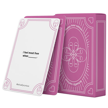 Actually Curious Happy Hour Edition Icebreaker Conversation Cards