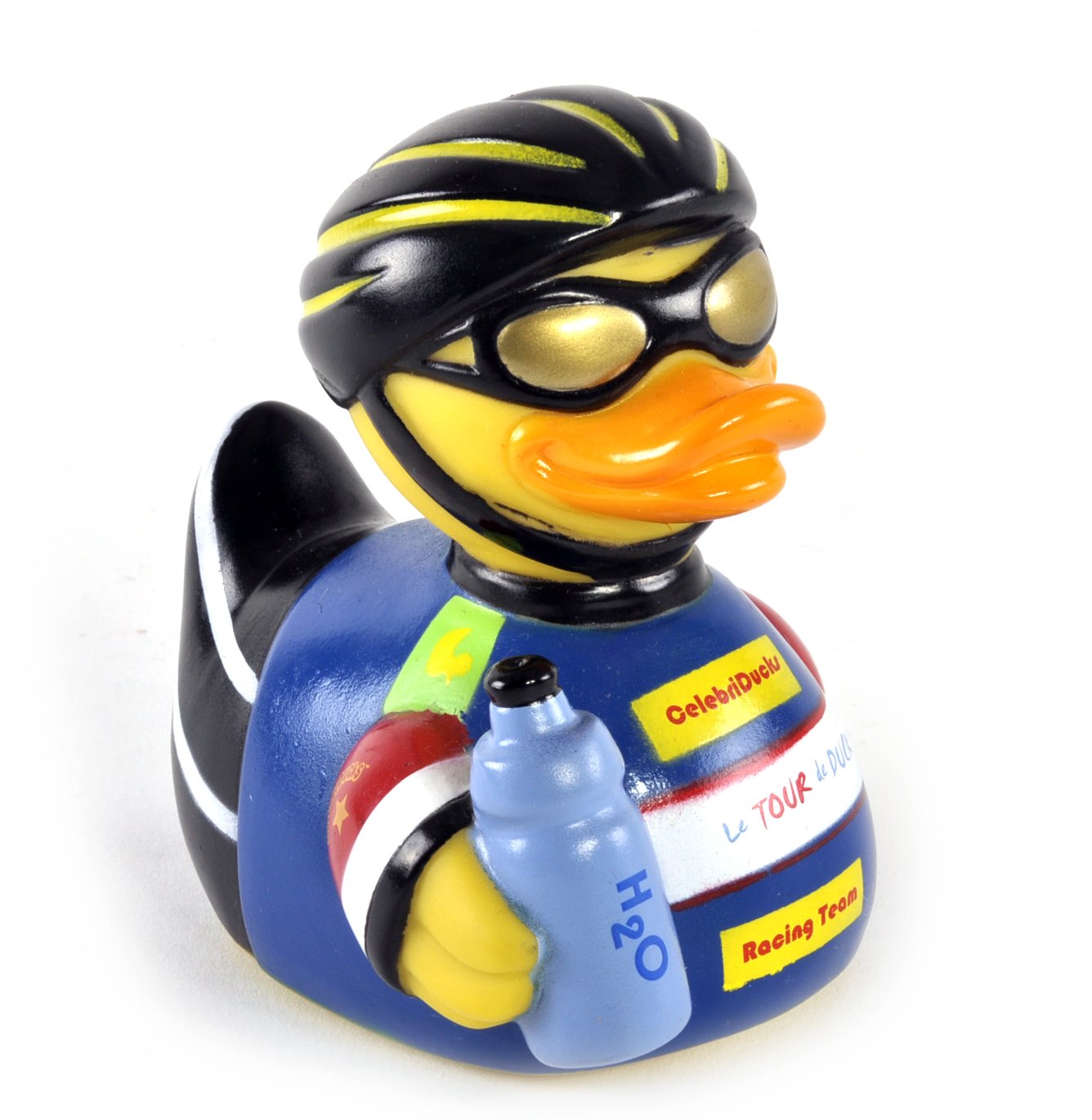 CelebriDucks Floating Rubber Ducks - Collectible Bath Toy Gift for Kids & Adults of All Ages (Le Tour de Duck)