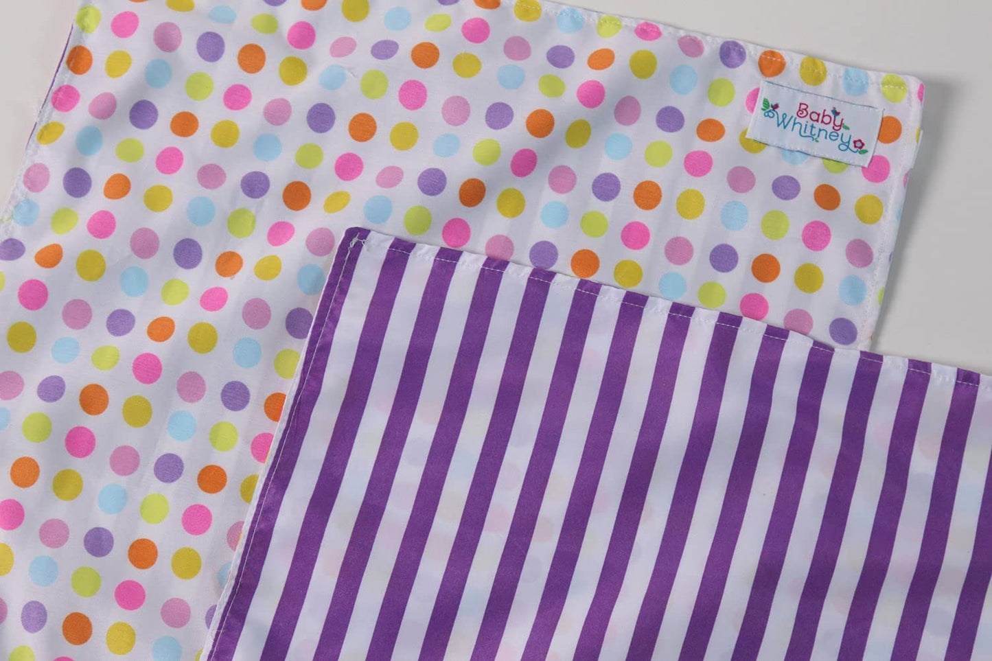Baby Whitney 17" Doll Toy Receiving Blankets Set 2 Pack
