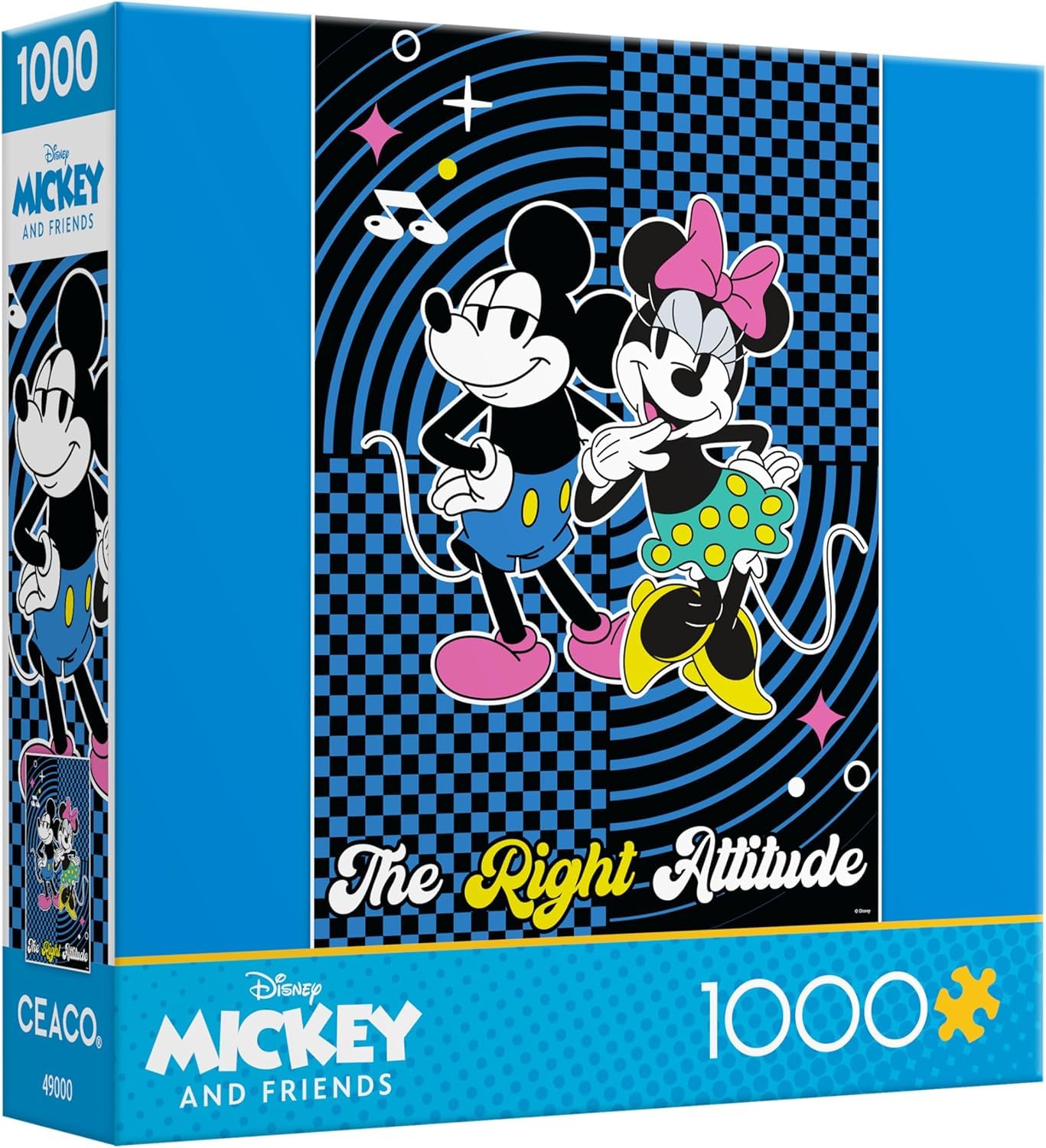 Ceaco - Disney Mickey and Friends The Right Attitude - 1000 Piece Puzzle