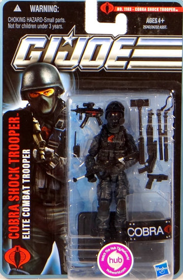 G.I. Joe The Pursuit Of Cobra - Cobra Shock Trooper Elite Combat 3-3/4 Inch Scale Action Figure No. 1103