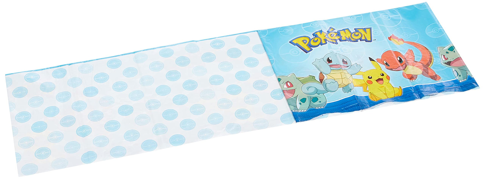 Captivating Pokémon Plastic Table Cover - 54" x 96" (1 Pc.) - Premium & Vibrant Colors - Ideal for Themed Parties & Events