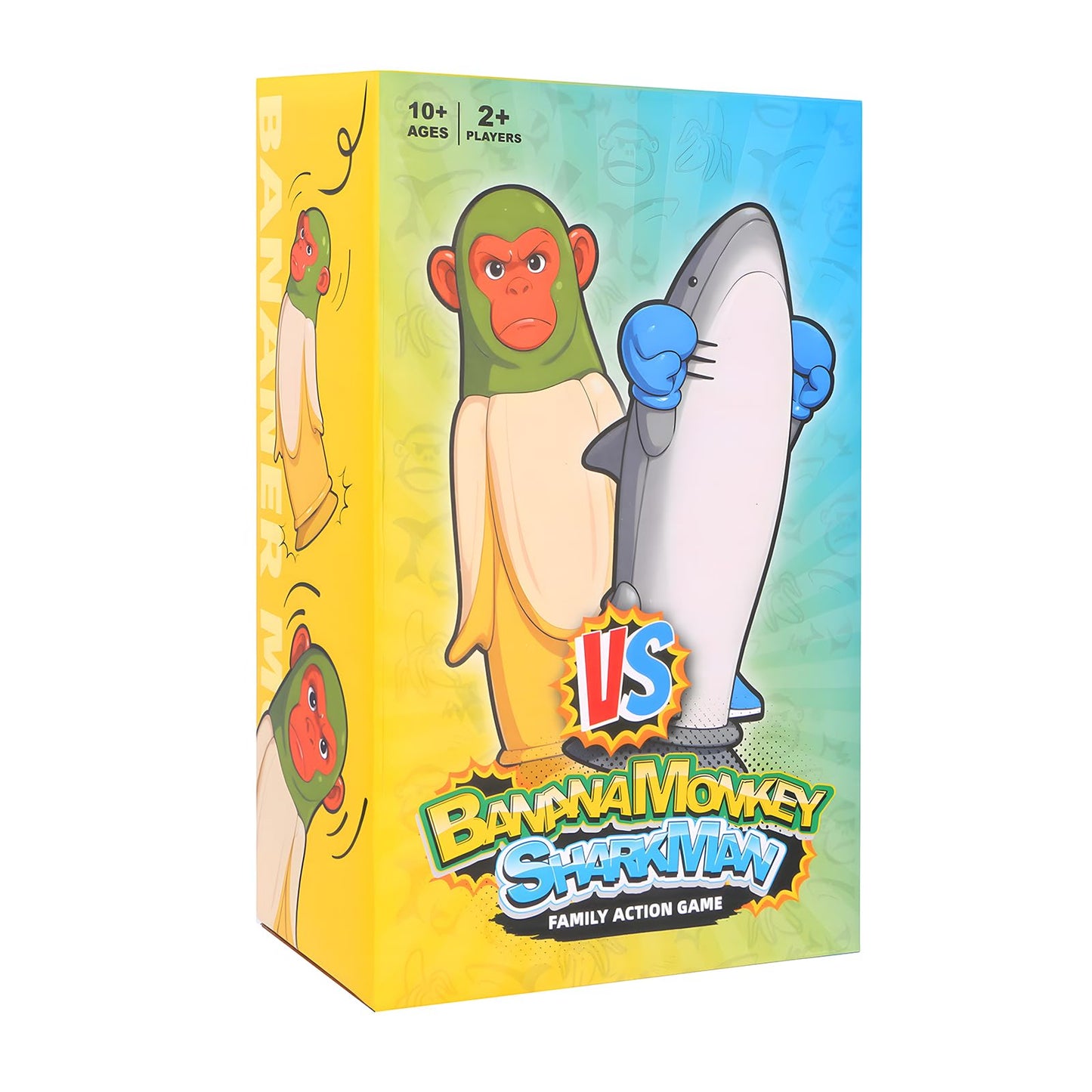 SOYUOI Banana Monkey VS SharkMan - Exciting Flip-Standing Throwing Game | Ultimate Family & Party Fun | Perfect for Gatherings & Game Nights |