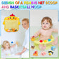 No Hole Mold Free Bath Toys for Toddlers 1-3, Animal Water Toys for 6-12 Months Infants with Storage Bag, Soft Squeezable Water Toys for Babies