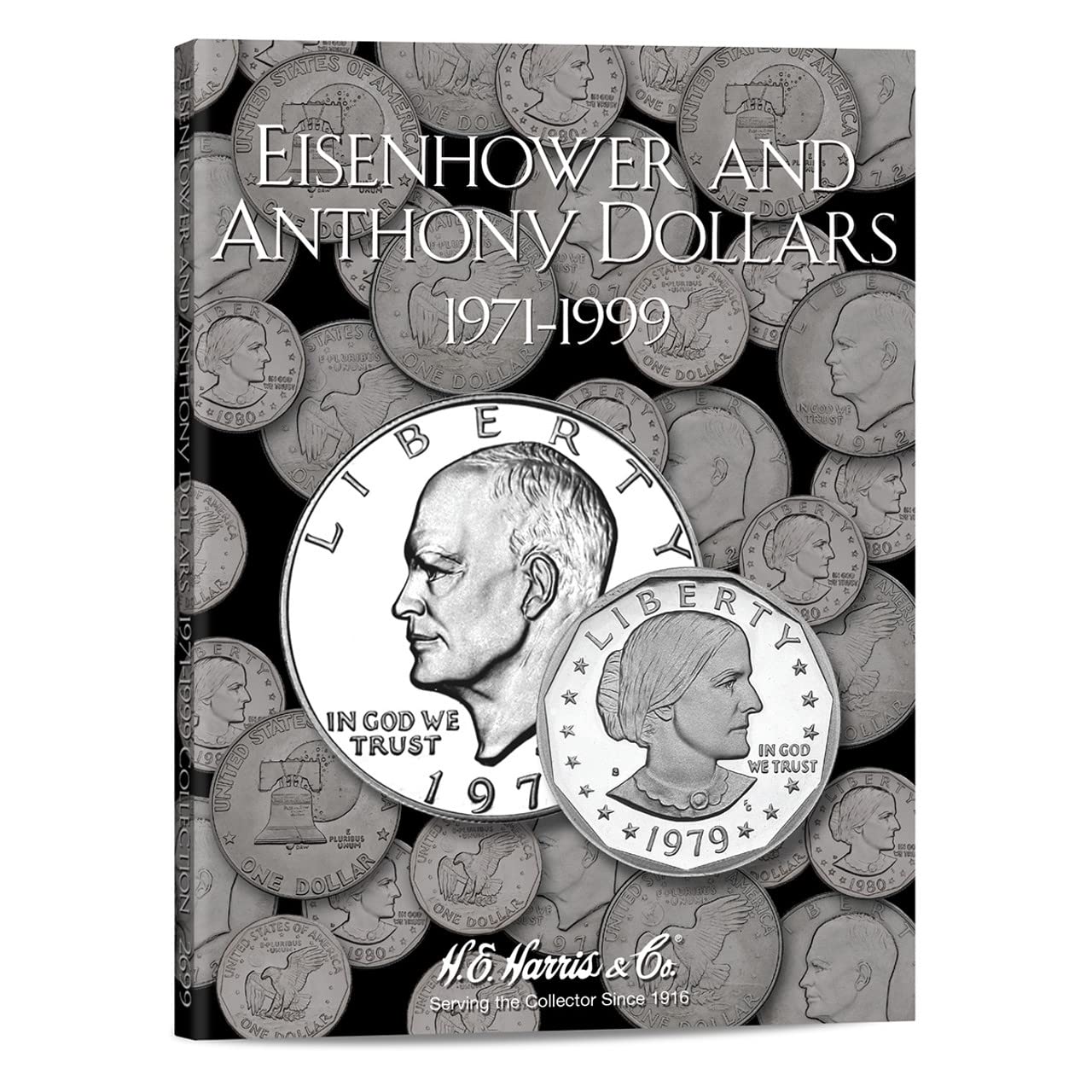 Harris Eisenhower & Anthony Dollars 1971-1999 Coin Folder 2699