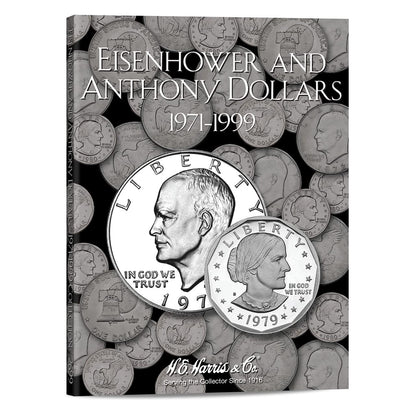 Harris Eisenhower & Anthony Dollars 1971-1999 Coin Folder 2699