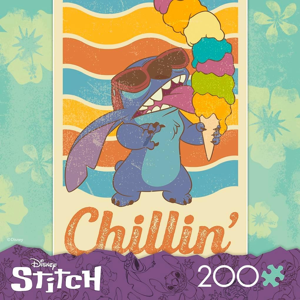 Ceaco - Disney Stitch Wear - 200 Piece Jigsaw Puzzle for Kids Ages 8-12