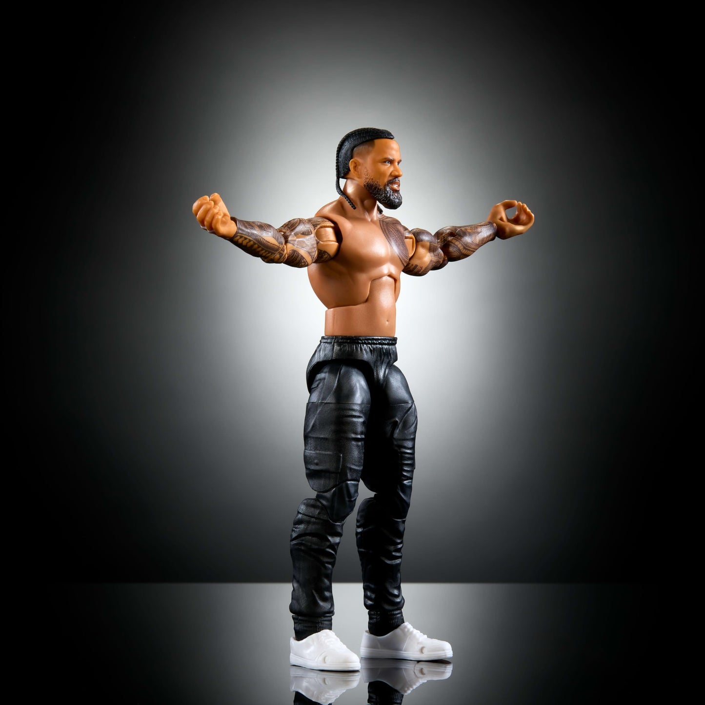 Mattel WWE Elite Action Figure & Accessories, Series #114 6-inch Collectible Jimmy USO with 25 Articulation Points & Swappable Hands (Amazon