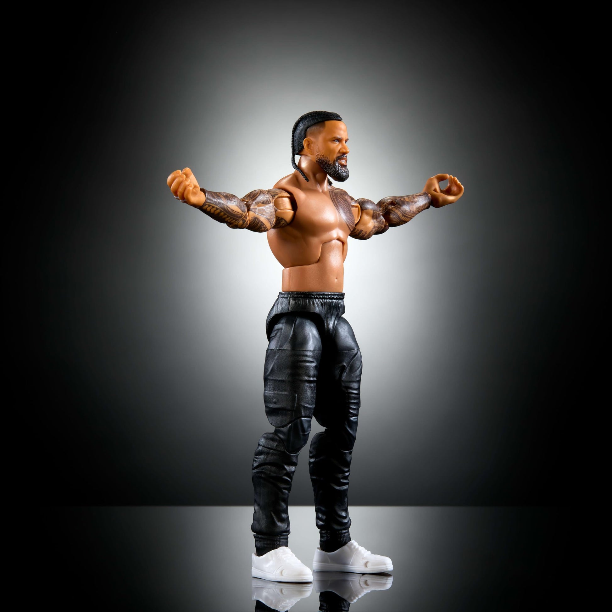 Mattel WWE Elite Action Figure & Accessories, Series #114 6-inch Collectible Jimmy USO with 25 Articulation Points & Swappable Hands (Amazon