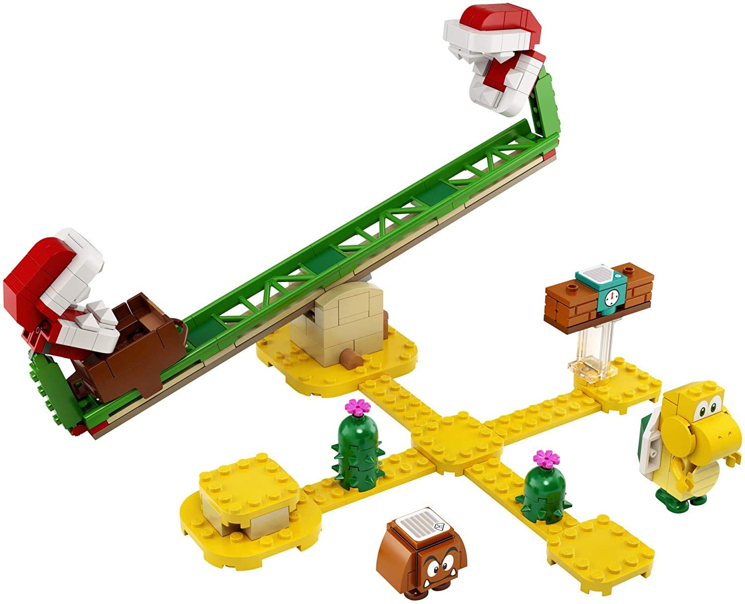 LEGO Super Mario Piranha Plant Power Slide Expansion Set 71365; Building Kit for Kids to Combine with The Super Mario Adventures with Mario Starter
