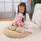 Apricot Lamb Plush Toys Corduroy Pig Soft Stuffed Animal Cuddly 9''