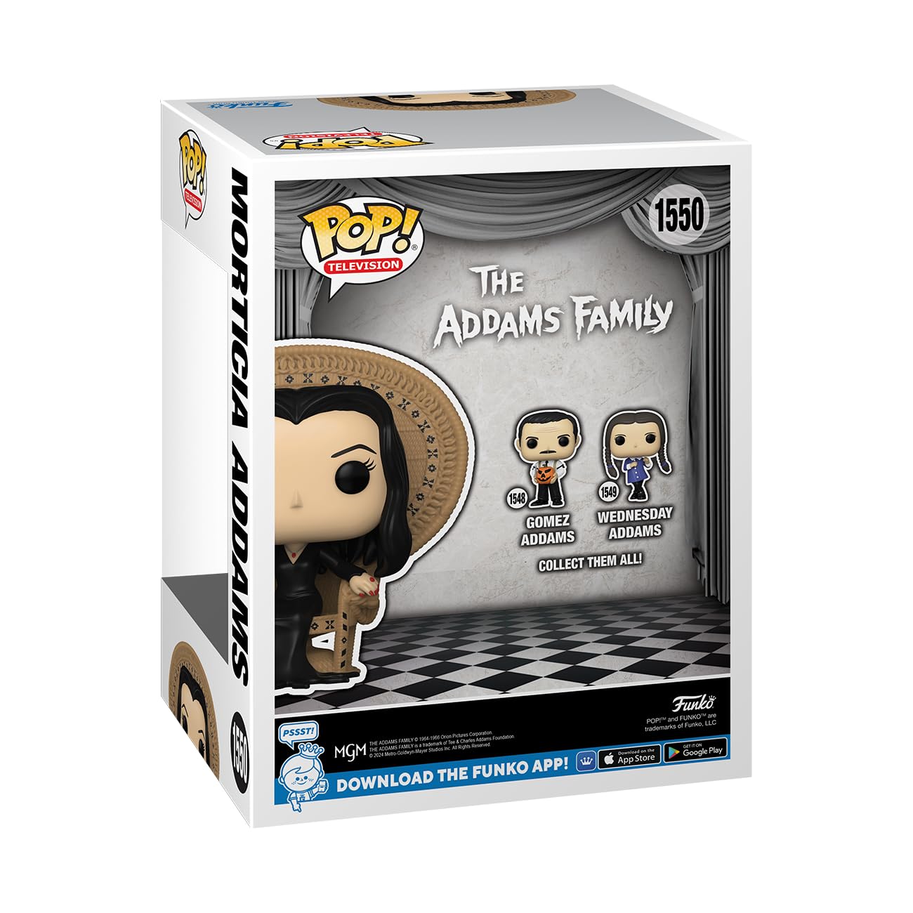 Funko POP! Premium: Addams Family Classic TV - Morticia Addams in Chair