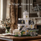 Magic House Building Set with LED Light, Owens House Blocks Toy, Creator Architecture Model Building Kit, Compatible with Lego Horror House, Home