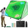 KEMLDIVS Golf Chipping Game Set, 71"x71" Sticky Golf Game with Sticky Balls