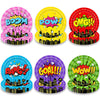 NF ORANGE 60pcs City Hero Theme Birthday Party Plates,Cartoon Birthday Party Decoration Supplies