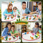 2025 Magnetic Chess Game, Dinosaur Magnetic Game for Kids, Chess Set-20 Dinosaur Stones, 1 String & 1 Storage Bag, Fun Magnet Chess Game for Festival