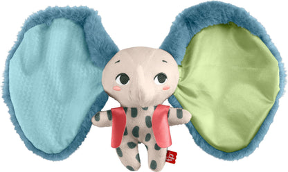 Fisher-Price Baby Sensory Toy Planet Friends All Ears Lovey, Plush Elephant for Newborns Ages 3+ Months
