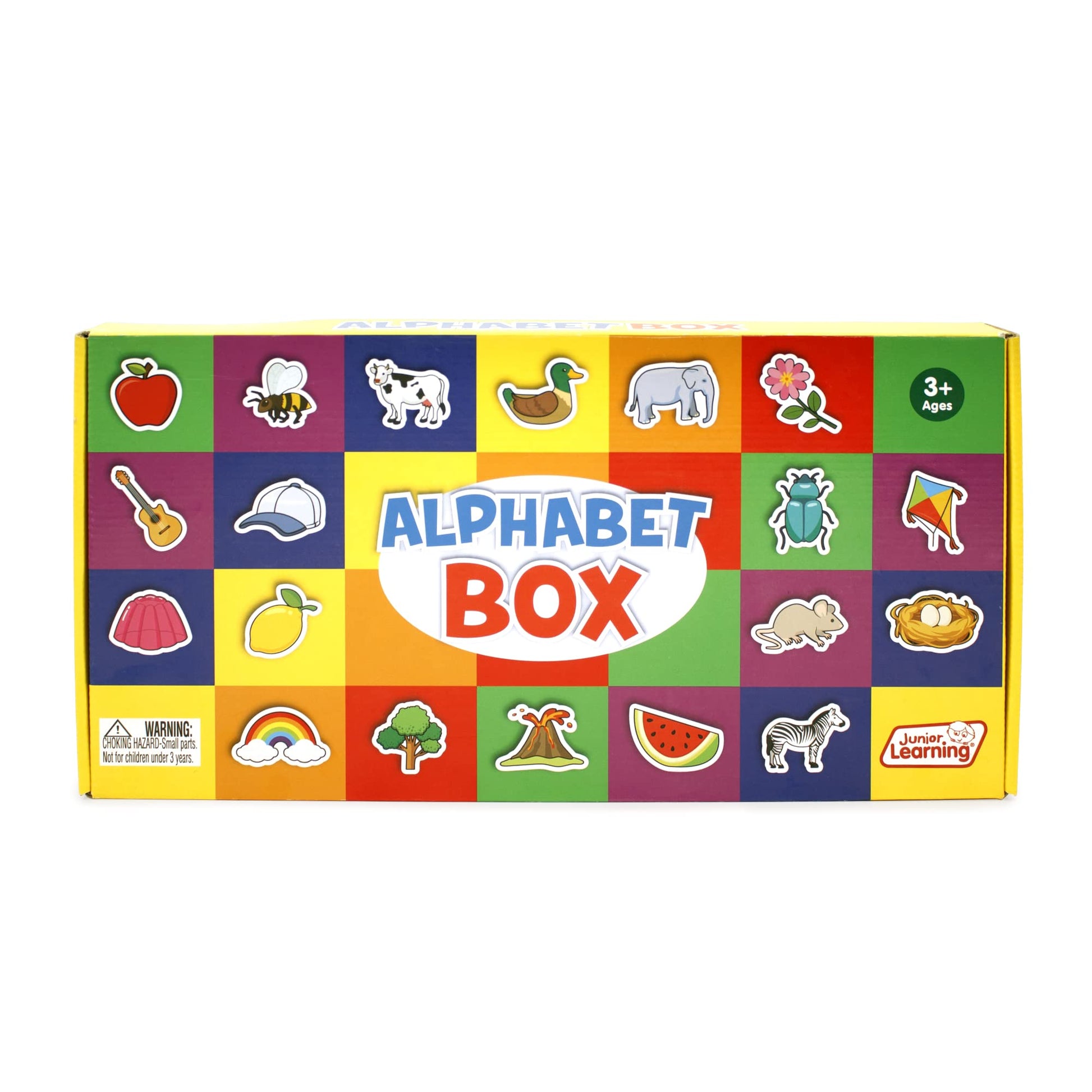 Junior Learning: Alphabet Box, Fun, Family Interactive, Learning Game, Helps Aid Language Development, Memory Recall for Kids Ages 3 and Up