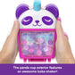 Polly Pocket Playset with 2 Micro Dolls & Food Accessories, Bubble Tea Panda Compact Animal Toy