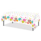 Parrtty Hurrican 3 Pcs Lollipop Plastic Tablecloth, Disposable Table Cover, Sweet Holiday Package Party Supplies, Suitable for All Kinds of Themed