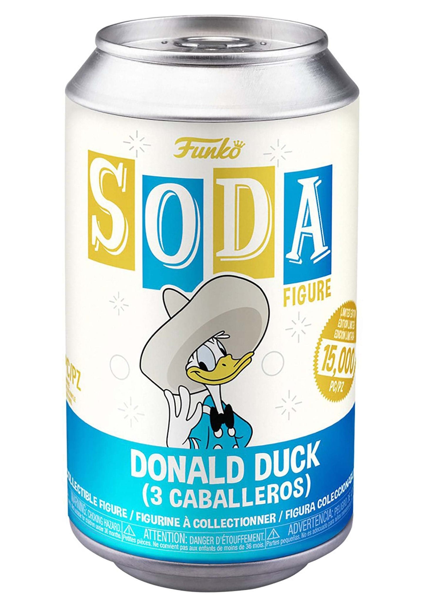Funko Soda: Disney Donald Duck (3 Caballeros) 4.25" Figure in a Can