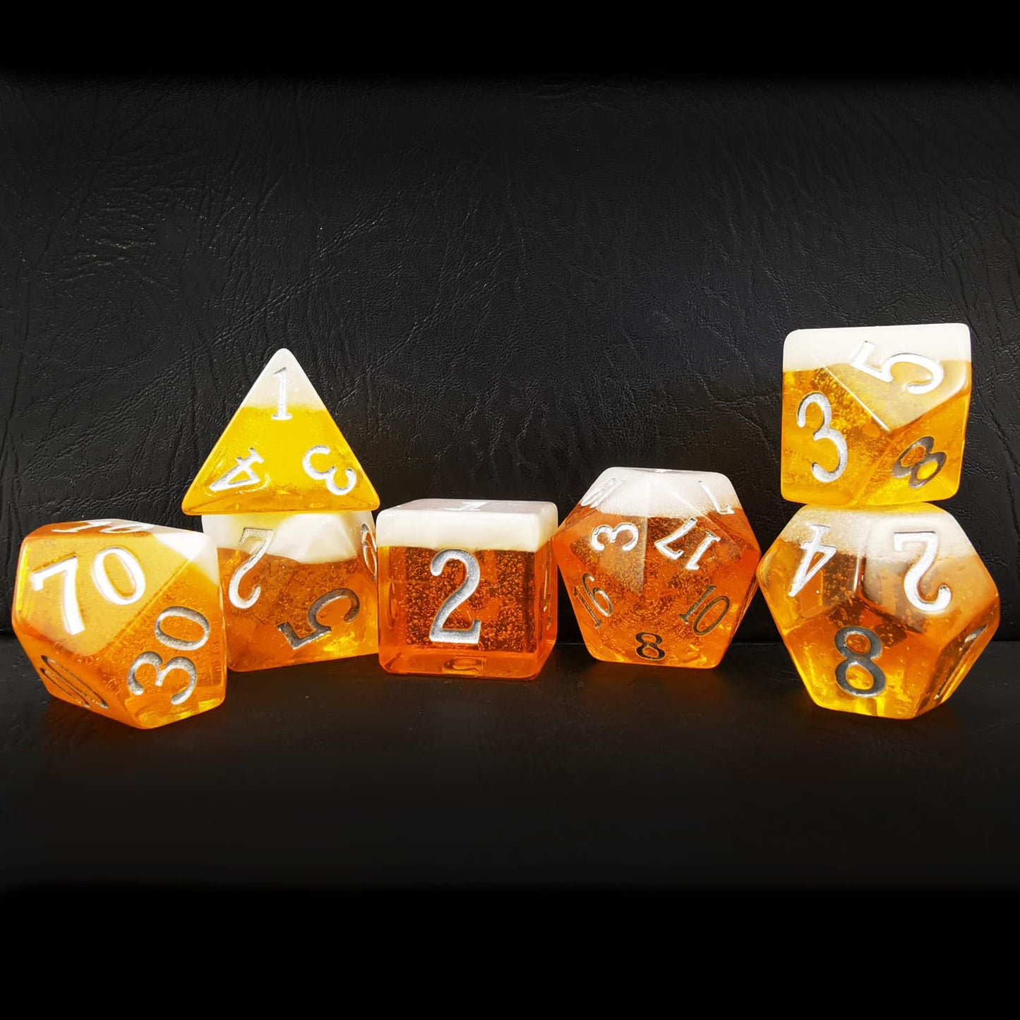The Tavern Drinking Game, Novelty Polyhedral Beer Dice Set for Drinking Game (24MM Oktoberfest Set)