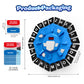 Hydrathy Family Board Word Games for Kids & Adults with Display Timer, Fast Paced 24-Letter Learning Party Card Game with 2 Modes & 220 Topics, Kids