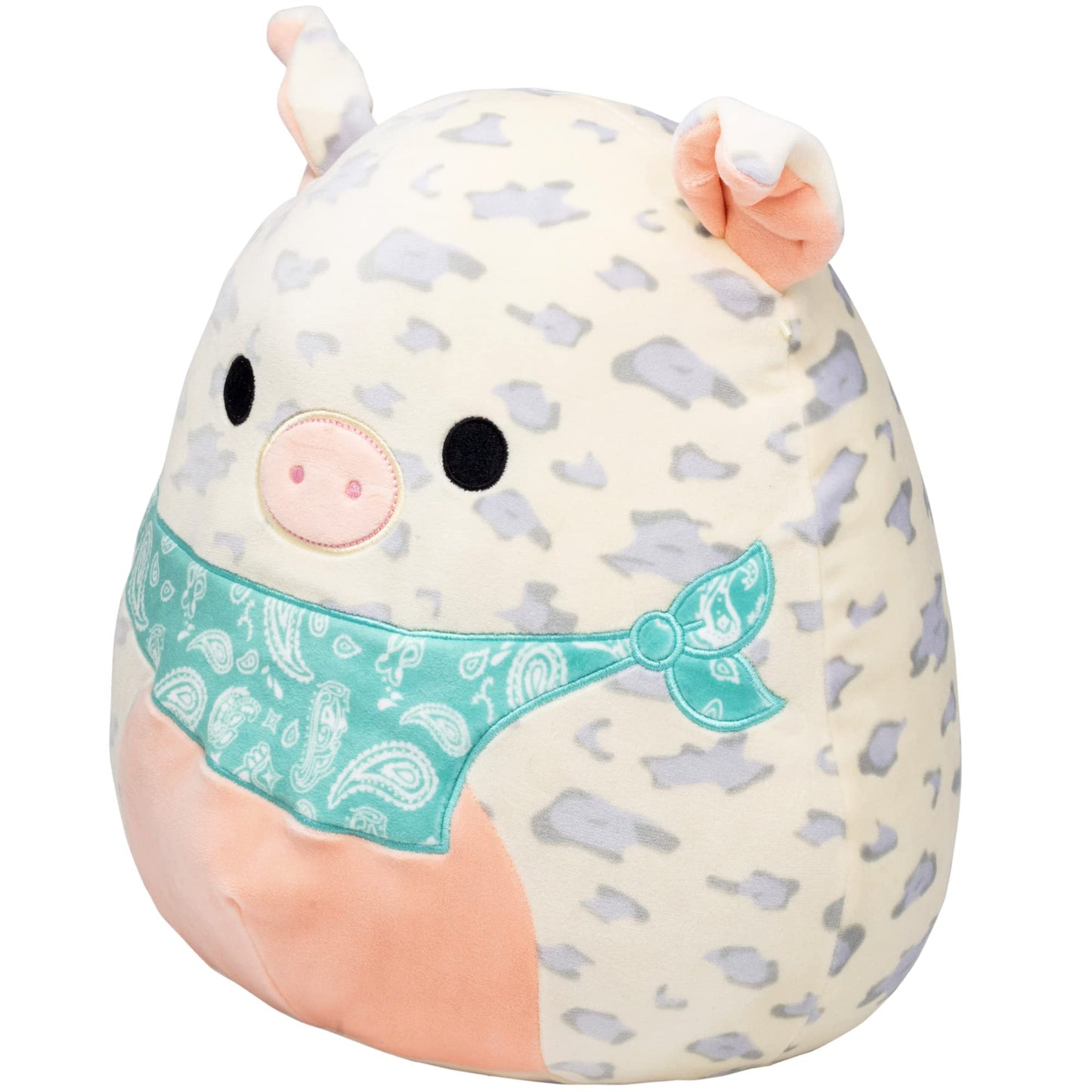 Squishmallows Rosie Pig 12 Inch Plush Official Jazwares Ultra-Soft Stuffed Animal Pillow, Cute Farm Toy with Bandana Collectible Cozy Cuddle Buddy